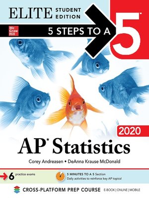 cover image of 5 Steps to a 5: AP Statistics 2020